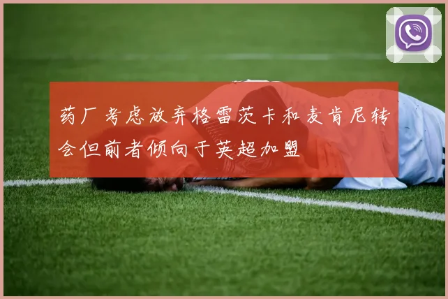 药厂考虑放弃格雷茨卡和麦肯尼转会但前者倾向于英超加盟